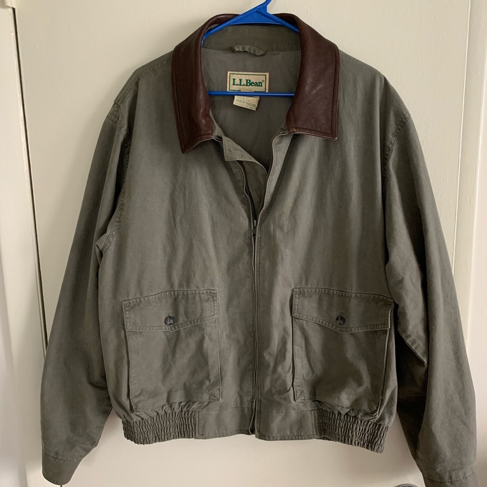 LL Bean Olive Green Jacket